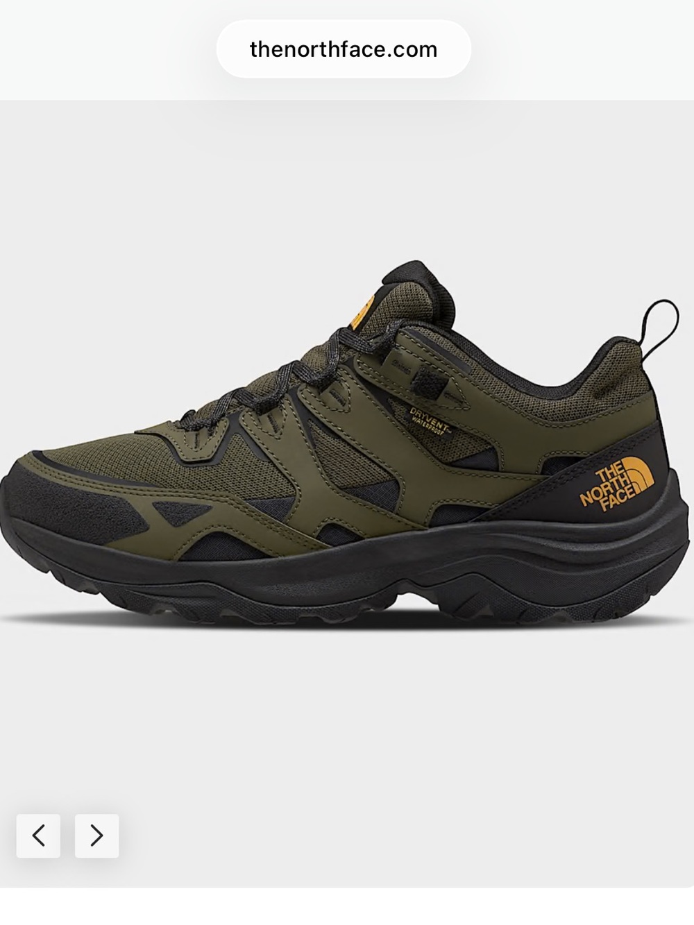 Men’s NWT The North Face Hedgehog 3 Waterproof Shoes size 10.5